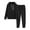 000-New Black, variant on Fanxing Track Suits for Women Warm Fleece Sweatsuit Casual 2 Piece Outfits Hoodies Long Sleeve Long Pants Set 2025 Gifts