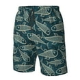 thumbnail image 4 of Balery Fish Style Traje de Baño Estilo Hawaiano para Hombre, Shorts de Secado Rápido con Bolsillos-Medium, 4 of 6