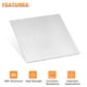 thumbnail image 4 of Uxcell 150mm x 150mm x 1.5mm Rectángulo de hoja de aluminio 6061 Placa de metal plana, 4 of 5