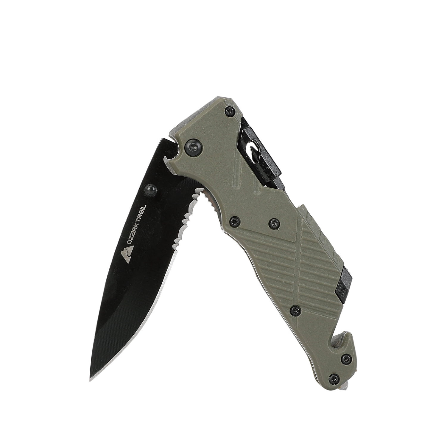 Ozark Trail 7-in-1 Stainless Steel Multitool Knife with Screwdriver