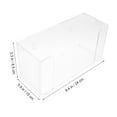 thumbnail image 2 of RENACLIPY Transparent Acrylic Wall-Mounted Tissue Box and Gloves Holder for Home and Office, Storage Organizer, 2 of 8