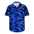thumbnail image 4 of biudgviw Hawaiian Shirt for Men Lightweight Heart Print Graphic Tee Tops Summer Beach Short Sleeve Casual T Shirt S-XXXL, 4 of 5