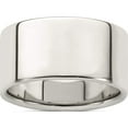 thumbnail image 1 of Sterling Silver Ss 10mm Flat Size 12.5 Band Made In United States qwfb100-12.5, 1 of 5
