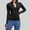 01 Black, variant on Women's Nude-Feel Yoga Wear: Form-Fitting Outerwear Tight-Fitting Sports Top for Training, Running, and Fitness Outer Jacket