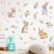 thumbnail image 1 of Adhesivos de pared de PVC con diseño de conejo en acuarela con dibujos animados, 1 of 4