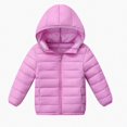thumbnail image 3 of Teylalorva Outerwear Jackets for Girls Lightweight Puffer Jacket Casual Warm Winter Coat for Girls（Girls） Purple Size 8, 3 of 4
