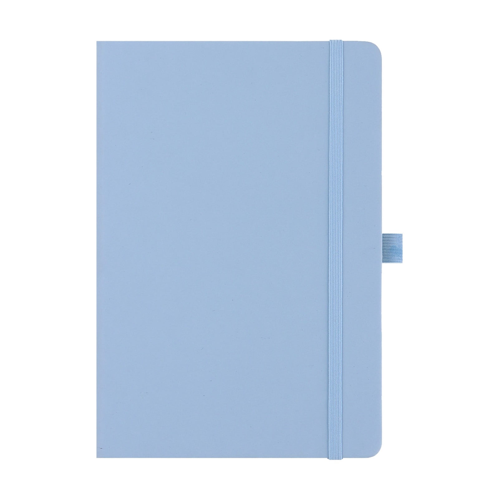Solivara Lightweight A5 Hardcover Notebook With Pen Elastic For Home And Travel (Pink*1+Sky Blue*1+Light Blue*1+Red*1+Orange*1,6Pcs)