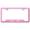 Pink, variant on Acura ILX Laser Etched Logo Cut-Out License Plate Frame (Black)