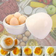 Microwave Egg Cooker Portable 4 Eggs Boiler Poacher Home Kitchen Gadget Tool