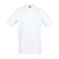 thumbnail image 1 of Henbury - Polo algodón pique tallaje moderno para hombre (Blanco), 1 of 2