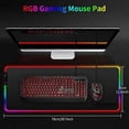 thumbnail image 4 of RGB Gaming Mouse Pad XXL LED Large Mouse Pad 800 x 300 x 4 mm Mouse Pad Lighting, 4 of 5