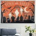thumbnail image 3 of Scary Halloween Tapestry, 40x60 inches, Trick or Treat Polyester Fabric Wall Hanging, Halloween Decor, Home Decor, College Dorm, Party, Room Decor, 3 of 3