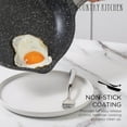 thumbnail image 5 of Country Kitchen Nonstick Frying Pans, 2 Piece Nonstick Cast Aluminum Pan, Black, 5 of 6
