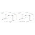 thumbnail image 6 of Stand Up Desk Store Electric Adjustable Height Standing Desk with Programmable Memory (Black Frame/Gloss White Top, 60" Wide), 6 of 6