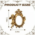 thumbnail image 2 of DESIGNICE Vintage Picture Frames,Angel Figure Picture Frames,Sculpted Form Gold Picture Frames,5.91"X7.09",Style1, 2 of 7
