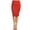 Rust, variant on Women's Casual Solid Color Office Wear Pencil Skirt