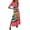 H Multicolor, variant on Womens Summer Dress Summer Dress for Women Women Dress Summer Womens Spring And Summer V-Neck Solid Casual Short Sleeved Long Dress I Multicolor M