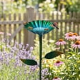thumbnail image 6 of Metal Flower Pollinator Water Station with Stake, Waterproof Rustproof Garden Stake Feeder, Bright Floral Design for Bees Birds Butterflies, Outdoor Patio Backyard Pollinator Tool, 6 of 6