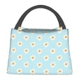 thumbnail image 1 of Easygdp Daisies Flowers Bolsa de Almuerzo Insulada Reutilizable, Bolsa de Mano y Bandolera para Oficina, Trabajo, Viajes, 1 of 6