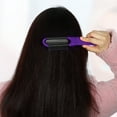 thumbnail image 5 of Unique Bargains 1 Pc Women's Portable Foldable Mirror Comb Travel for Curly Straight Dry Hair Purple, 5 of 6