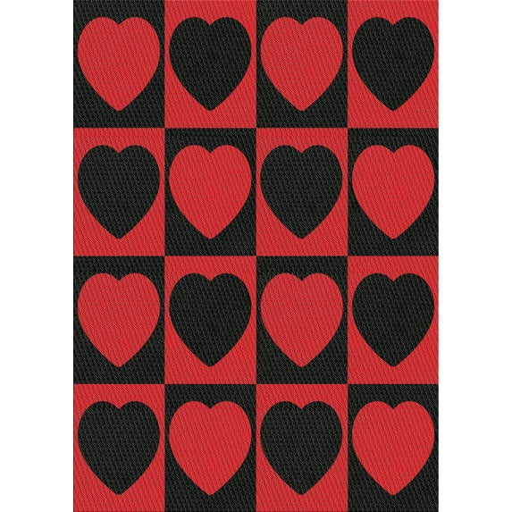 Ahgly Company Machine Washable Indoor Rectangle Transitional Dark Brown Area Rugs, 5' x 8'