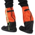 thumbnail image 3 of Extérieur Haut Tube Tous Wrap Chaussure Couverture Randonnée Imperméable à l'Eau SandProof Pied Couverture avec Sac Filet (Orange), 3 of 14
