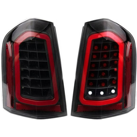 Tail Light Set 2 Piece - Compatible with 2011 - 2014 Chrysler 300 2012 2013