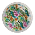 thumbnail image 1 of 4 Pcs Peacock Flower Knobs for Kitchen Cabinet Cupboard Dresser Bookcase Drawer Pulls Handles Round Home Decor, 1 of 8