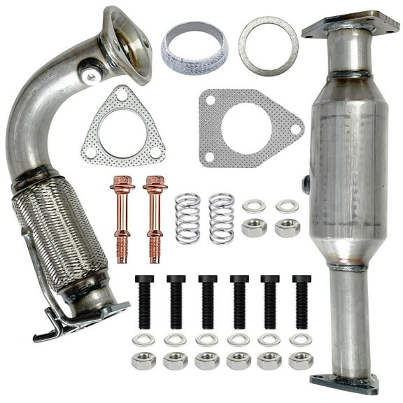 Panlongic 2003-2007 Honda Accord 2.4L Catalytic Converter with Front Flex Pipe Direct-Fit