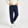 thumbnail image 2 of Falkdiz Cotton Pants for Boys Comfy Joggers Pockets Back to School Pantalones Casual Relaxed fit Sport Boys Trousers, Navy, Size: 11-12 Years, 2 of 8