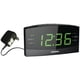 thumbnail image 1 of SYLVANIA Unknown SCR1989BT Reloj de dígitos gigantes de 1,8" con radio AM/FM, Bluetooth y alarma dual, negro, 1 of 1