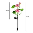 thumbnail image 3 of Vikakiooze 2023 Promotion on sale, Solar Lotus-Flower Light 2PCS Solar Flower Lights Outdoor Solar Yard Decoration Lights Landscapes Lamp For Patio Lawns Pathways, 3 of 8