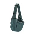 thumbnail image 1 of Bolso de pecho para mascotas jinwen tipo bandolera suave Verde, 1 of 8
