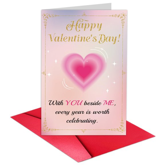 Tarjeta de San Valentín TQDaiker Romantic With You Beside Me