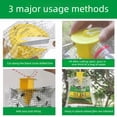 thumbnail image 4 of Five-pack of hanging disposable fly traps, mosquito baits, suitable for indoor and outdoor use, prevent flies and insects, say goodbye to mosquito and fly nuisance., 4 of 9