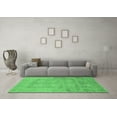 thumbnail image 3 of Ahgly Company Indoor Rectangle Abstract Emerald Green Modern Area Rugs, 2' x 5', 3 of 4