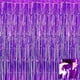 thumbnail image 1 of wonima44 4 Pack Purple Foil Fringe Curtain Backdrop, 3.28Ft x 6.56Ft Metallic Tinsel Streamers Curtains for Party, Photo Booth Props, Birthday, 2022 Graduation Decoration Supplies, 1 of 1