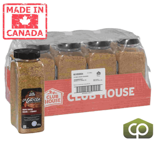 Lagril Seasoning Bacon Maple Spice - Authentic Canadian Flavor, 625 GR. 12/Case - Canadian Made