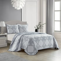 Nanshing Cenna 3 Piece Traditional Jacquard Quilt Set King