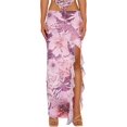 thumbnail image 5 of Y2k Boho Maxi falda con abertura irregular faldas largas Vintage una línea Midi falda vacaciones fiesta playa ropa de calle, 5 of 5