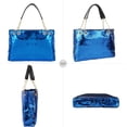 thumbnail image 5 of LinYooLi Women's Glitter Sequins Shoulder Tote Big Capacity Shimmer Shopping Bag Sparkling Handbag Purse, 5 of 6