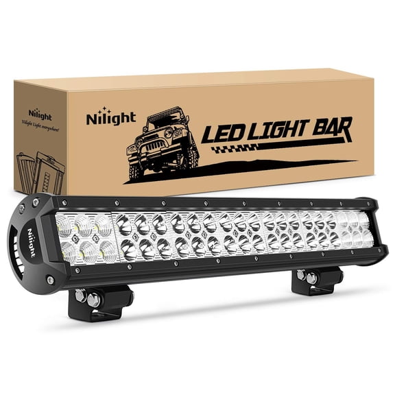Nilight - 60005C-a 20Inch 126W Spot Flood Combo Led Light Bar Off Road
