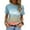 Blue, variant on Aloohaidyvio Graphic T Shirts for Women,Summer Women's Vintage Beach Shirt Spring Short Sleeve Crew Neck T-Shirt 2024 Casual Graphic Tees