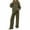 Army Green, variant on Lounge Sets for Women, Women Fall Fashion 2025 2 Piece Outfits Sweatsuit Set Jogger Sweatpants Matching Sets Airport Tracksuit(Brown,S)