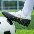 thumbnail image 4 of Botas de fútbol para niños, zapatos originales Superfly, antideslizantes, resistentes al desgaste, césped ultraligero, impermeables, 4 of 5