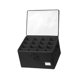 thumbnail image 5 of Organizador de zapatos plegable con 16 compartimentos y asas reforzadas. Negro, 5 of 9