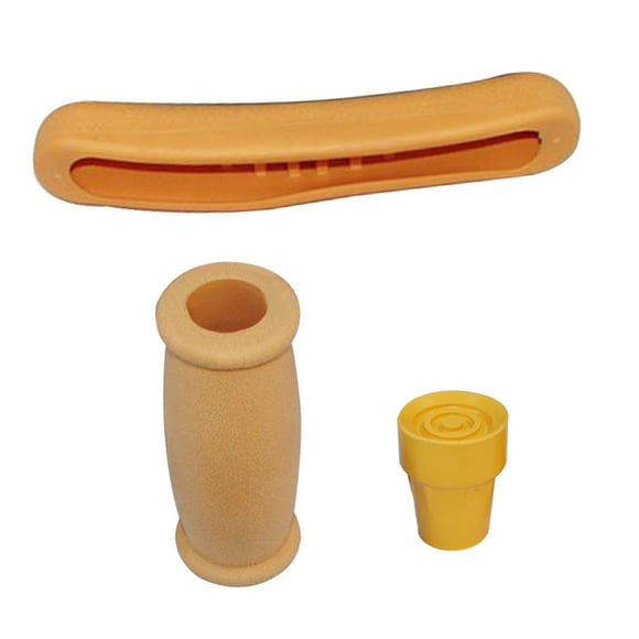 Juego de piezas de repuesto para muletas, accesorios para muletas adecuados para acolchado de muleta de aluminio estándar para muletas para caminar, c