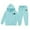 /A69Sky Blue453, variant on MEZZALL Child Outfits Sweatsuit Toddler Boys Girls Long Sleeve Solid Color Warm Hoodie Pullover Pants Kids Sweatshirt Sweatpants Clothes Sets Holiday Clothing
