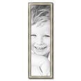 thumbnail image 2 of ArtToFrames 10" x 35" Antique Silver Panel Picture Frame, 10x35 inch Silver Wood Poster Frame (WOM-4760), 2 of 7