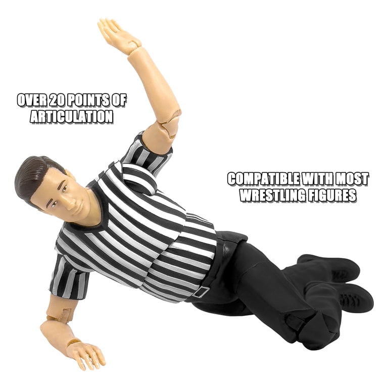 Figures Toy Company, Referee, Multicolor, Highly Articulated